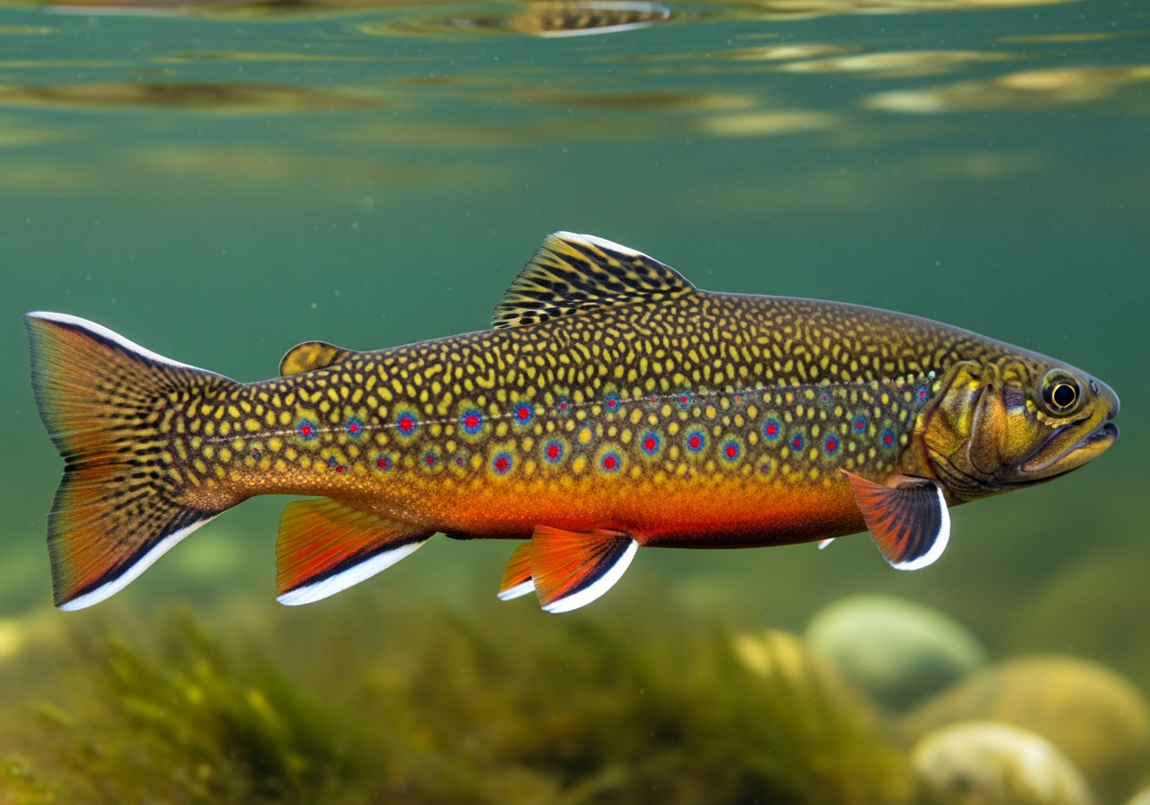 Brook Trout (Salvelinus fontinalis) fish species
