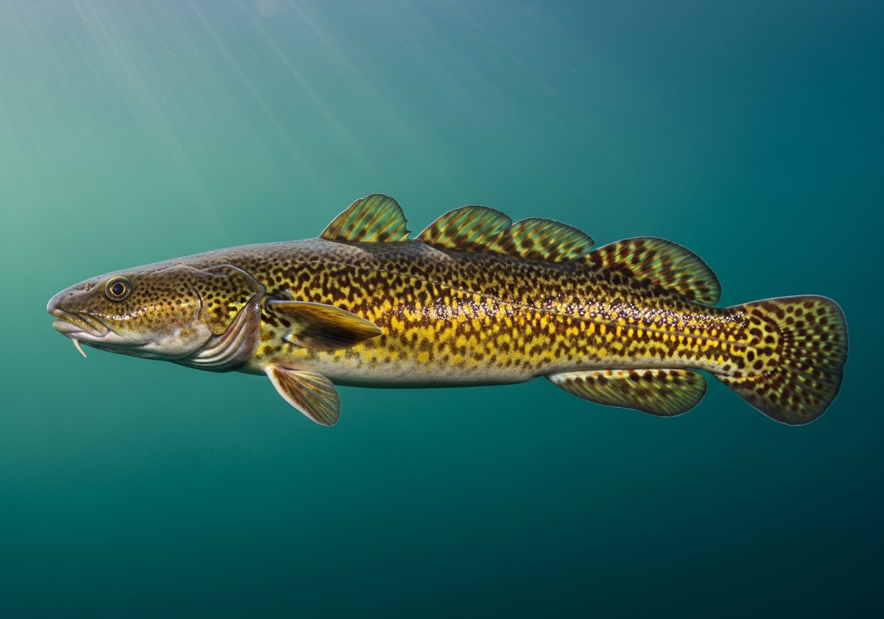 Burbot (Lota lota) fish species