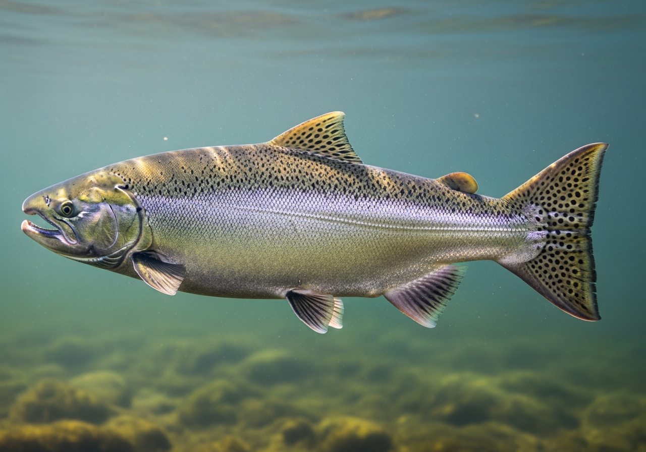 Chinook Salmon (Oncorhynchus tshawytscha) fish species