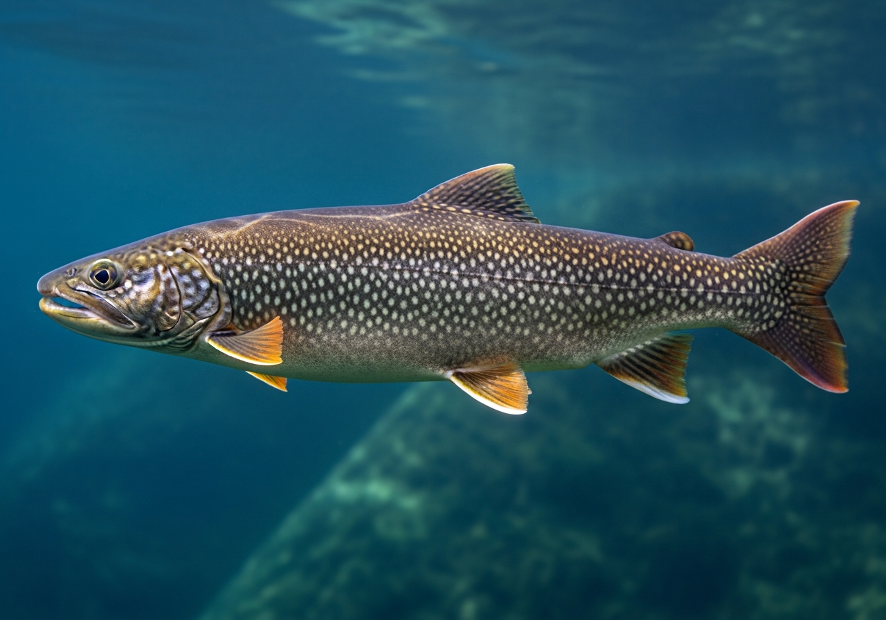 Lake Trout (Salvelinus namaycush) fish species