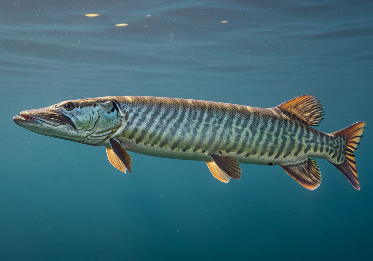 Muskellunge (Esox masquinongy) fish species
