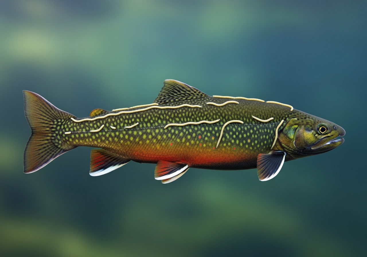Splake (Salvelinus fontinalis × namaycush) fish species